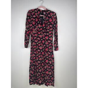 Vintage Caroline Wells Floral Midi Dress Sz.10